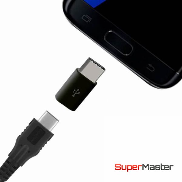 Перехідник microUSB (мама) USB 3.1 Type C (тато) ma013